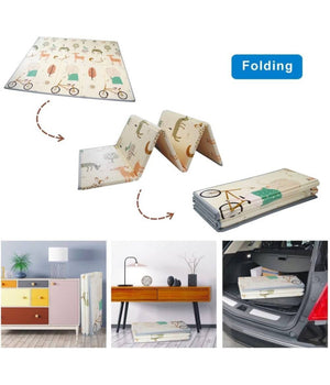 Tappeto Da Gioco Per Bambini Neonato Xpe Schiuma Pieghevole Portabile 180x200 Cm         
