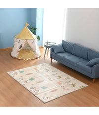Tappeto Da Gioco Per Bambini Neonato Xpe Schiuma Pieghevole Portabile 180x200 Cm         