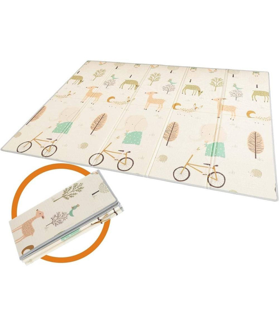 Tappeto Da Gioco Per Bambini Neonato Xpe Schiuma Pieghevole Portabile 180x200 Cm         