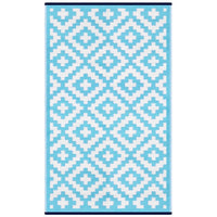 Tappeto da interno/esterno in plastica reversibile "Casablanca"