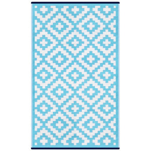 Tappeto da interno/esterno in plastica reversibile "Casablanca"