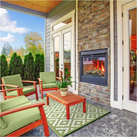 Tappeto da interno/esterno in plastica reversibile "Casablanca"