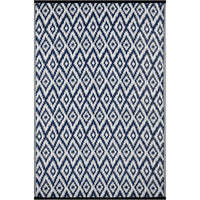 Tappeto da interno/esterno in plastica reversibile "Ikat"