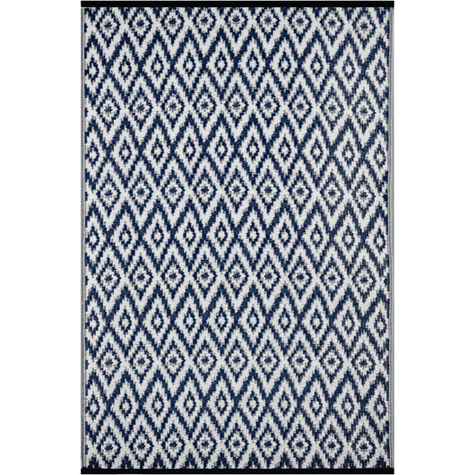 Tappeto da interno/esterno in plastica reversibile "Ikat"