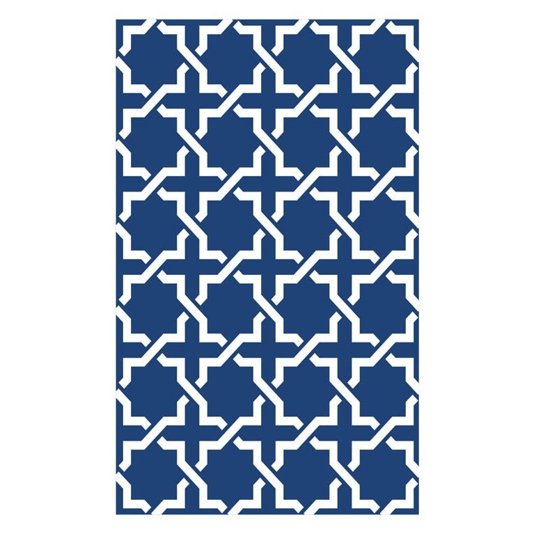 Tappeto da interno/esterno in plastica reversibile "Vimini"