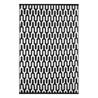 Tappeto da interno/esterno in plastica reversibile "Zig Zag"