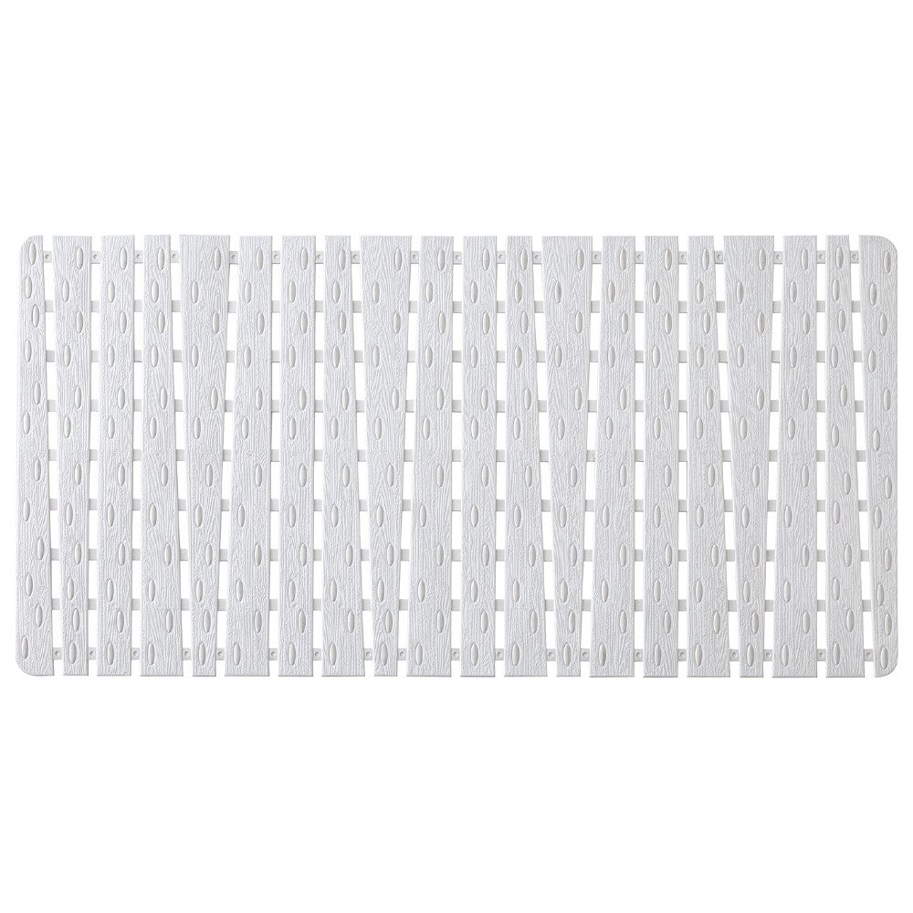 Tappeto Doccia Antiscivolo 40 x 80 in Plastica Bianco