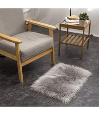 Tappeto Finta Pelliccia Sintetica Per Animali Soggiorno Camera Lavabile 50x80 Cm         