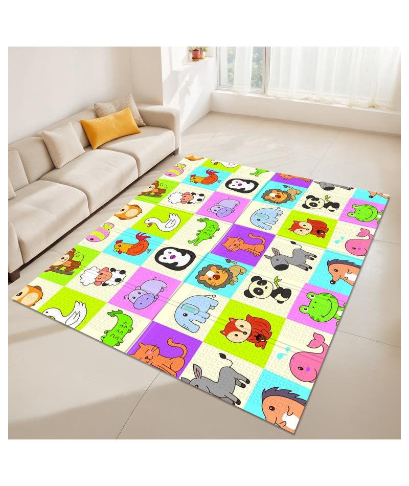 Tappeto Gioco Bambini Neonati - Pieghevole, Reversibile, Impermeabile 180x150x1 cm - (FANTASIA FD029)