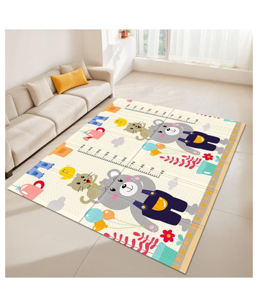 Tappeto Gioco Bambini Neonati - Pieghevole, Reversibile, Impermeabile 180x150x1 cm - (FANTASIA FD029)