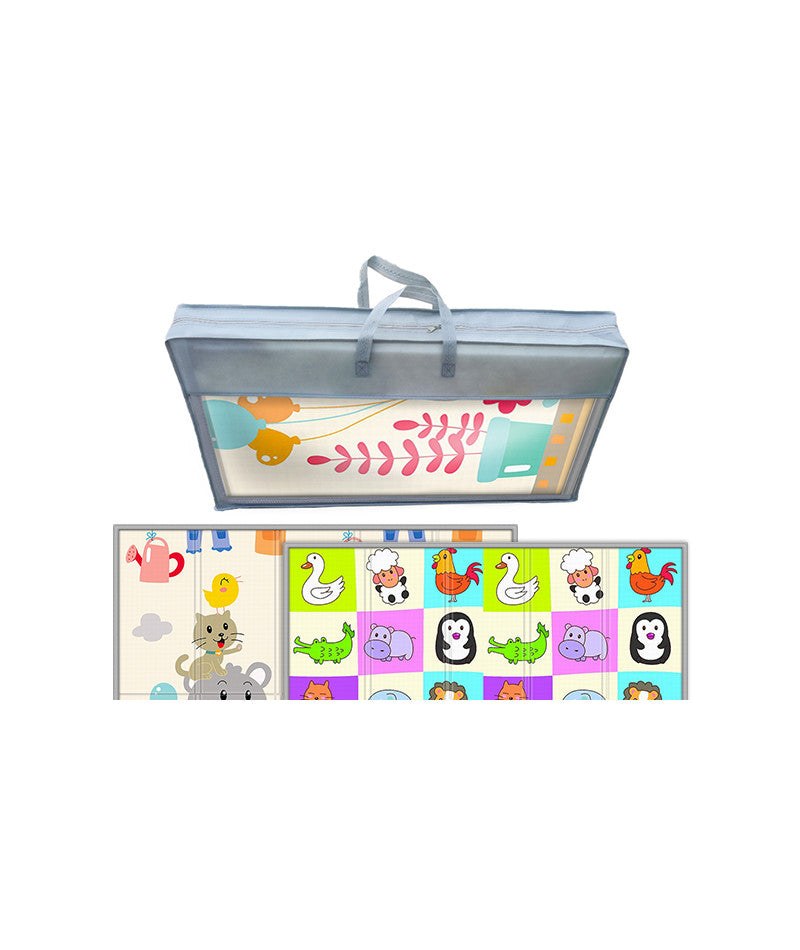 Tappeto Gioco Bambini Neonati - Pieghevole, Reversibile, Impermeabile 180x150x1 cm - (FANTASIA FD029)