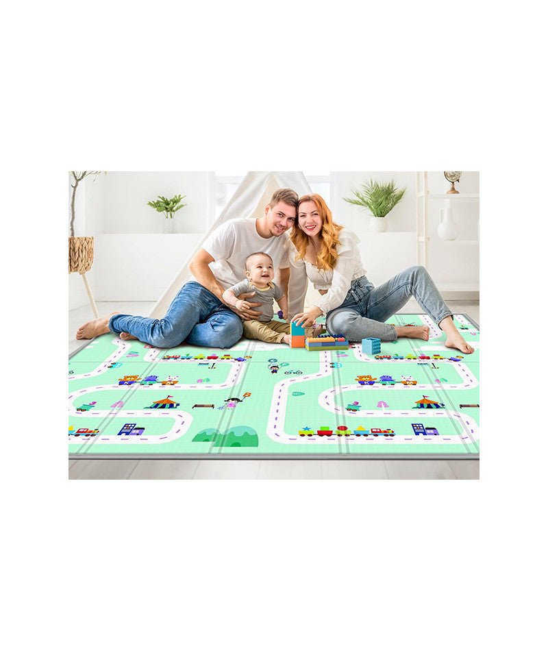 Tappeto Gioco Bambini Neonati - Pieghevole, Reversibile, Impermeabile 180x150x1 cm -(FANTASIA FD005)
