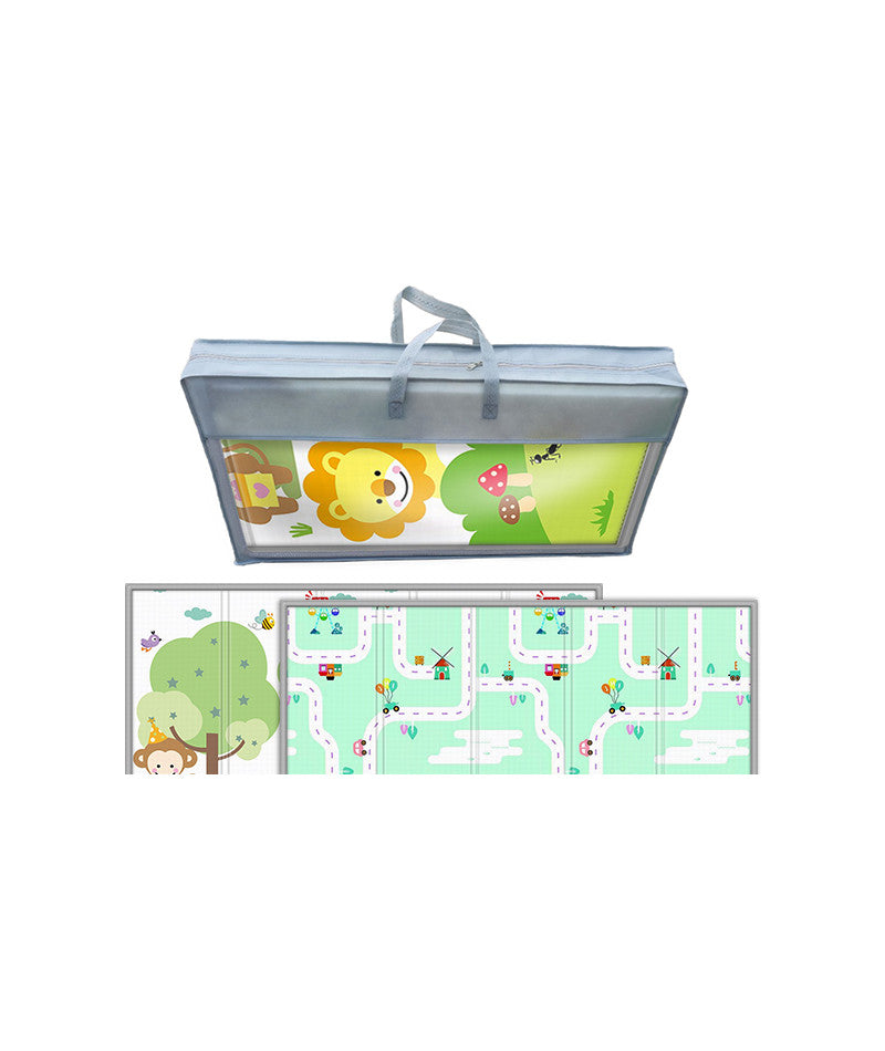 Tappeto Gioco Bambini Neonati - Pieghevole, Reversibile, Impermeabile 180x150x1 cm -(FANTASIA FD005)