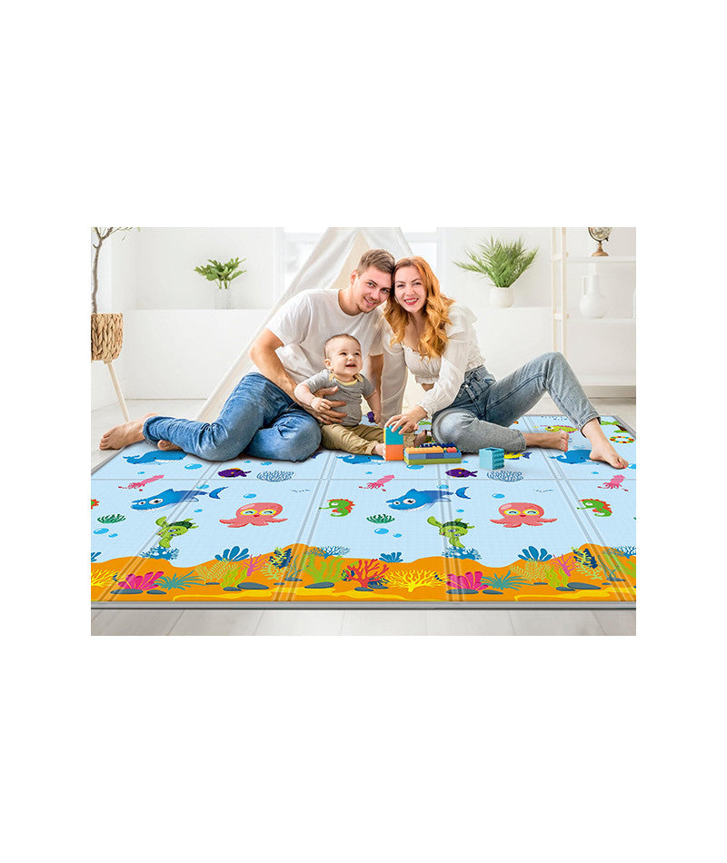 Tappeto Gioco Bambini Neonati - Pieghevole, Reversibile, Impermeabile 180x150x1 cm - (FANTASIA FD024)