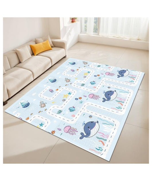 Tappeto Gioco Bambini Neonati - Pieghevole, Reversibile, Impermeabile 180x150x1 cm - (FANTASIA FD003)