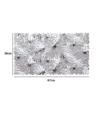 Tappeto In Pvc Con Stampa Tropicale Antiscivolo Vasca Bagno Doccia 67x36cm 87073         