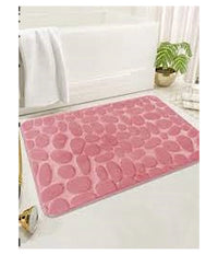 Tappeto In Tessuto Tappetino Arredo Bagno Antiscivolo 50x80cm Effetto Sassi 79449         