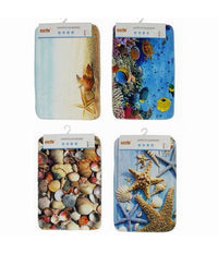 Tappeto In Tessuto Tappetino Arredo Bagno Antiscivolo Stile Marino 50x80cm 79443         