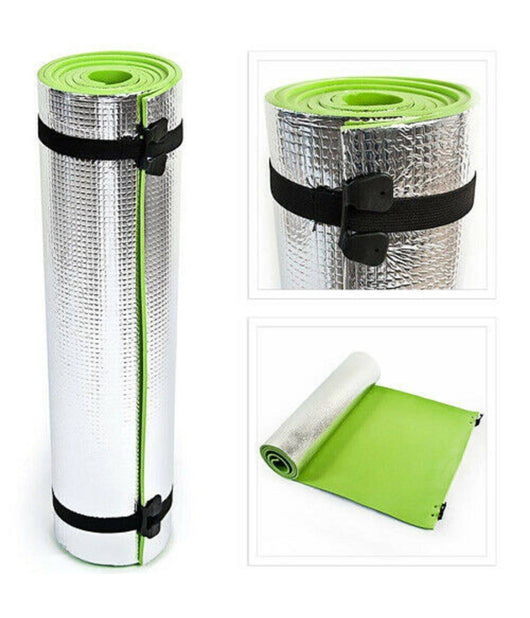 Tappeto Isolante Rivestito In Alluminio 180 X 50 Cm Vari Colori Sport Campeggio         