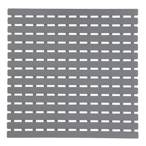 Tappeto per Doccia Antiscivolo 54 x 54 Grigio con Gommini Antiscivolo