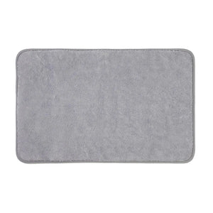 Tappeto per doccia antiscivolo grigio 45x75 cm in poliestere Nuvola