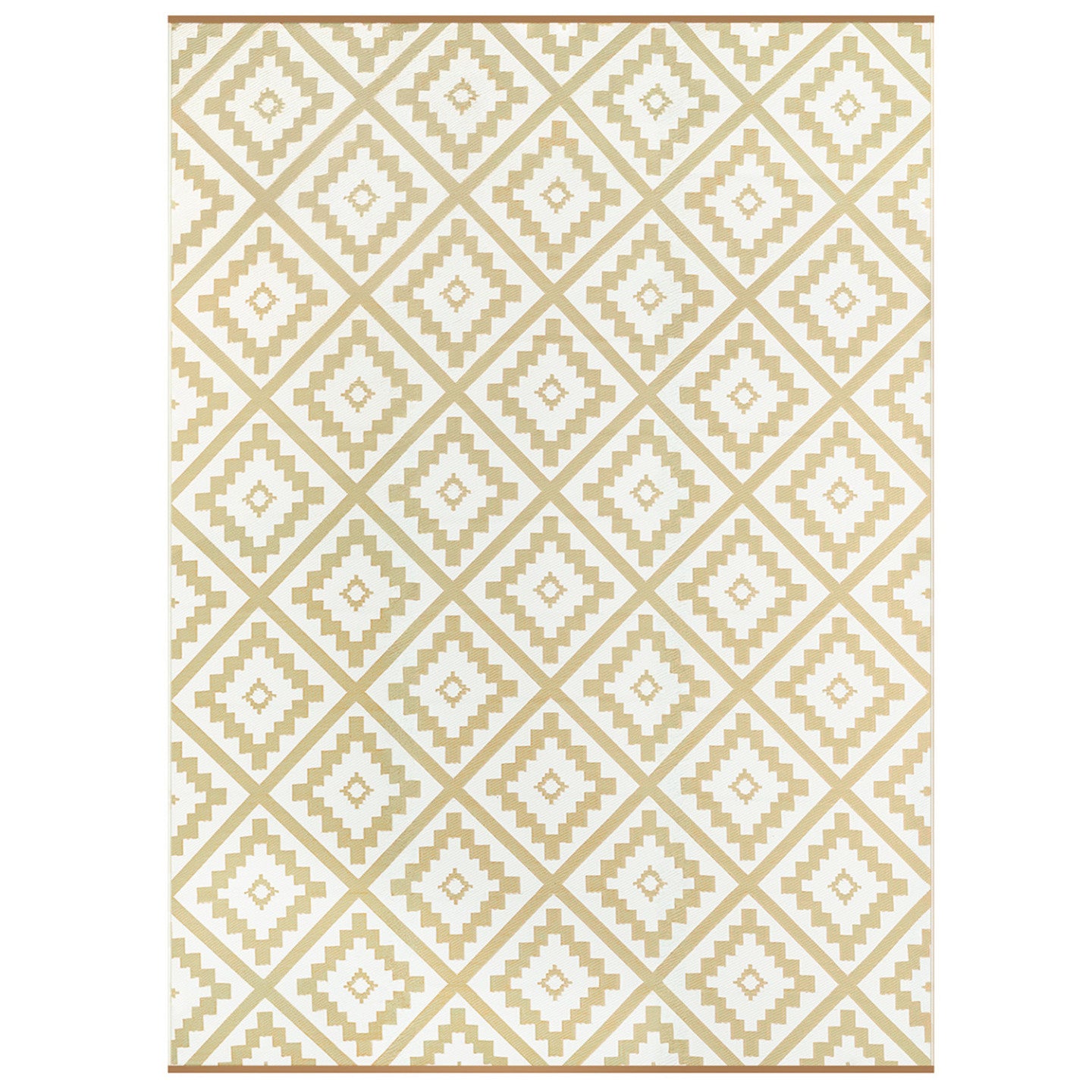 IDMarket - Tappeto per esterni BAHAMAS beige 270 x 370 CM