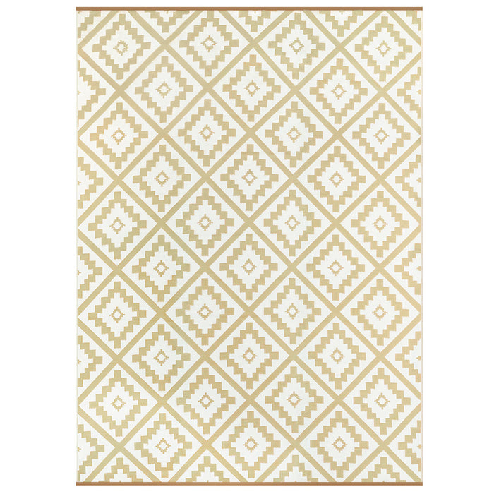 IDMarket - Tappeto per esterni BAHAMAS beige 270 x 370 CM