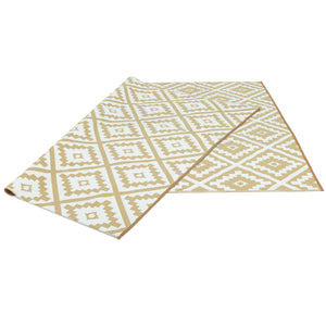 IDMarket - Tappeto per esterni BAHAMAS beige 270 x 370 CM