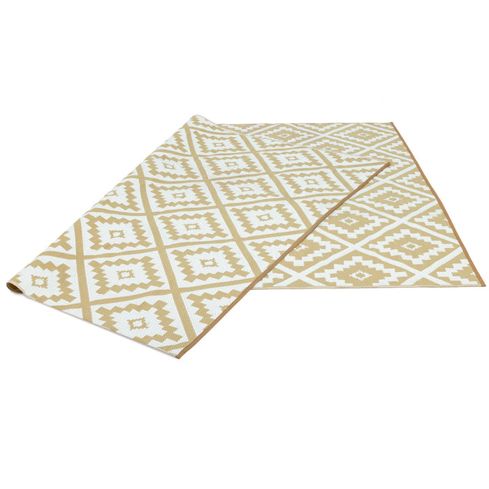 IDMarket - Tappeto per esterni BAHAMAS beige 270 x 370 CM