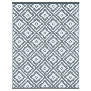 IDMarket - Tappeto per esterni BAHAMAS grigio 180 x 280 CM