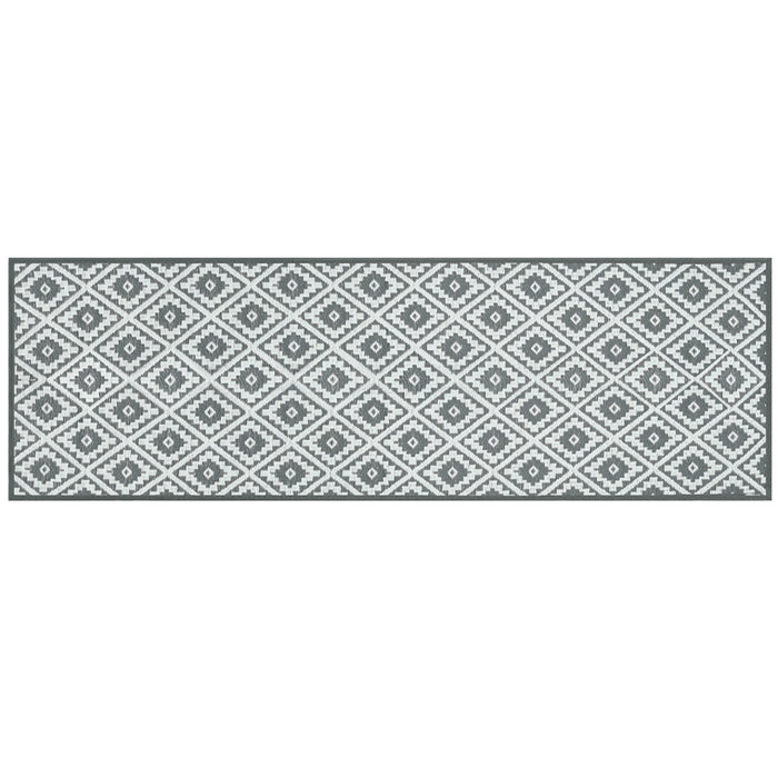 IDMarket - Tappeto per esterni BAHAMAS grigio 80 x 250 CM