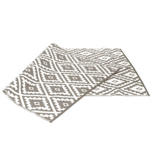 IDMarket - Tappeto per esterni BAHAMAS taupe 270 x 370 CM