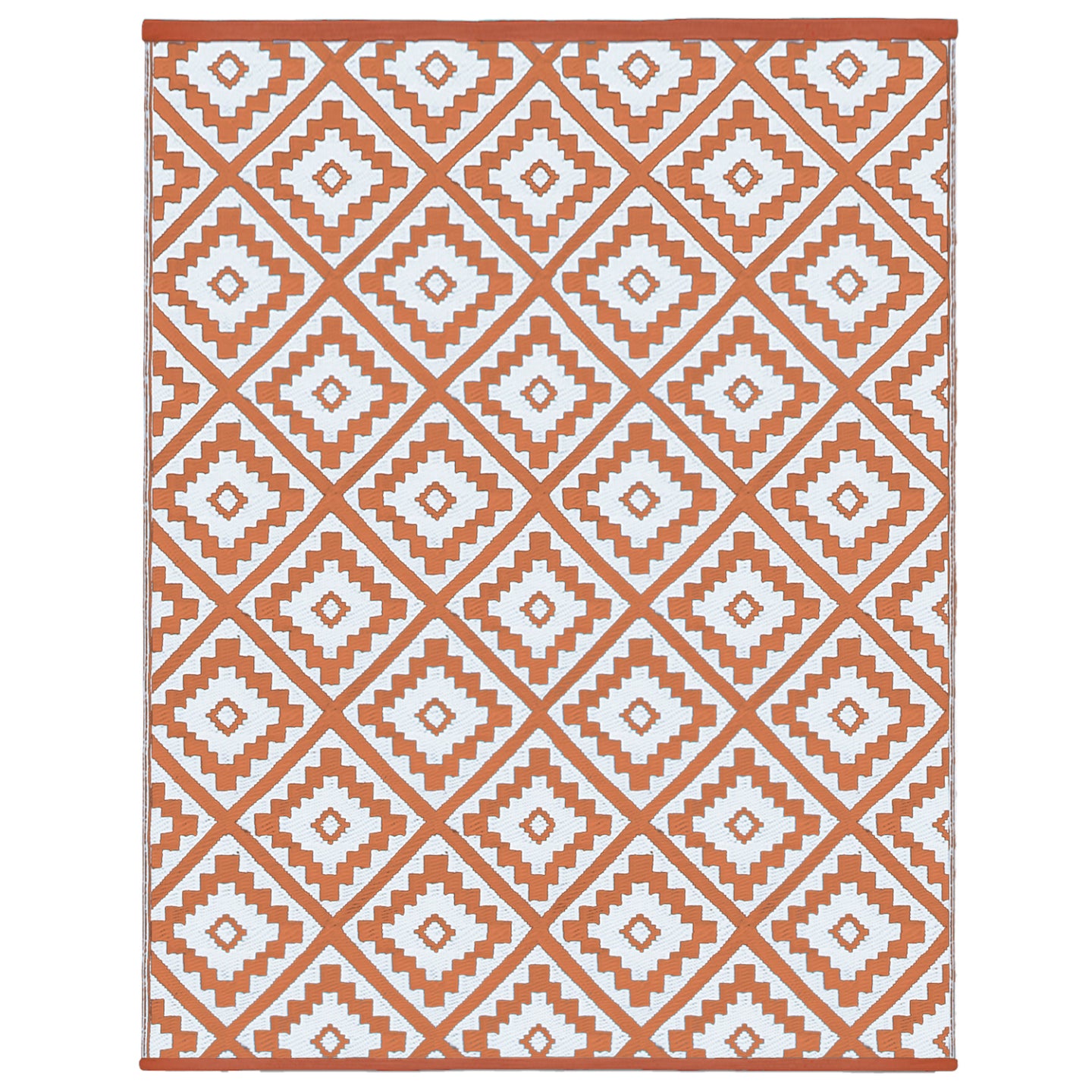 IDMarket - Tappeto per esterni BAHAMAS terracotta 180 x 280 CM