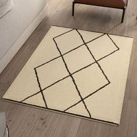 IDMarket - Tappeto rettangolare CASA motivo berbero 120 x 170 cm