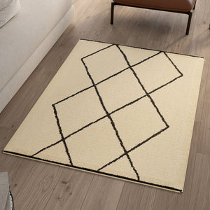 IDMarket - Tappeto rettangolare CASA motivo berbero 120 x 170 cm