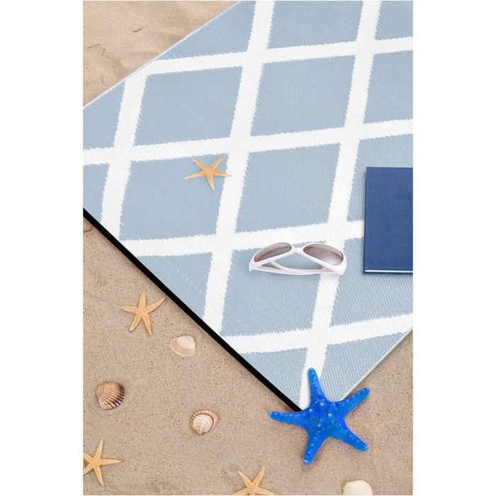 Tappeto "Rombi" in plastica reversibile, adatto per interni ed esterni,  resistente alle intemperie