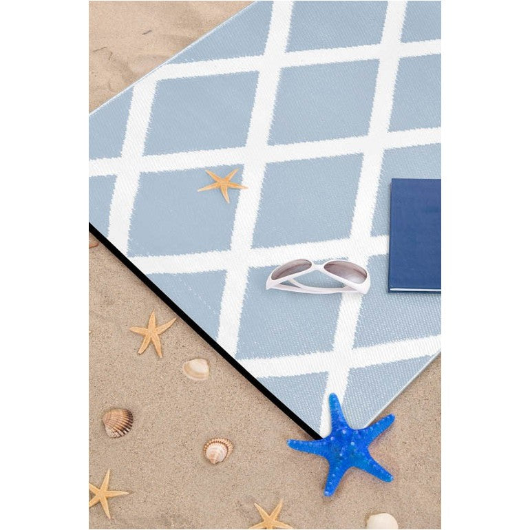 Tappeto "Rombi" in plastica reversibile, adatto per interni ed esterni,  resistente alle intemperie