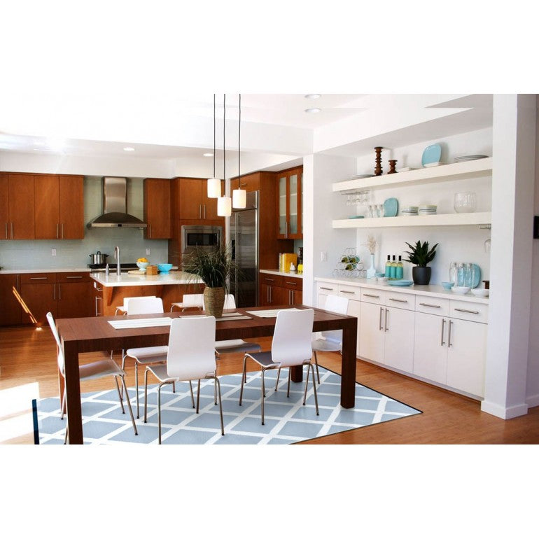 Tappeto "Rombi" in plastica reversibile, adatto per interni ed esterni,  resistente alle intemperie