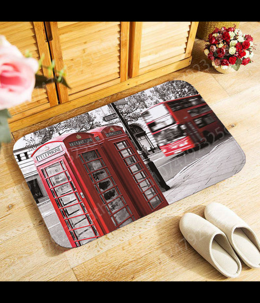 Tappeto Stampato Zerbino Bagno Antiscivolo Doccia Varie Fantasie E Colori 40x60         