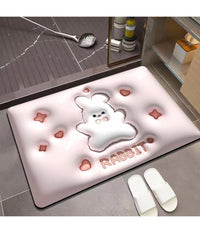 Tappeto Tappetino Antiscivolo Bagno Cartoon Effetto 3d Soft Bambini 38x58cm 87222         