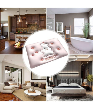 Tappeto Tappetino Antiscivolo Bagno Cartoon Effetto 3d Soft Bambini 38x58cm 87222         