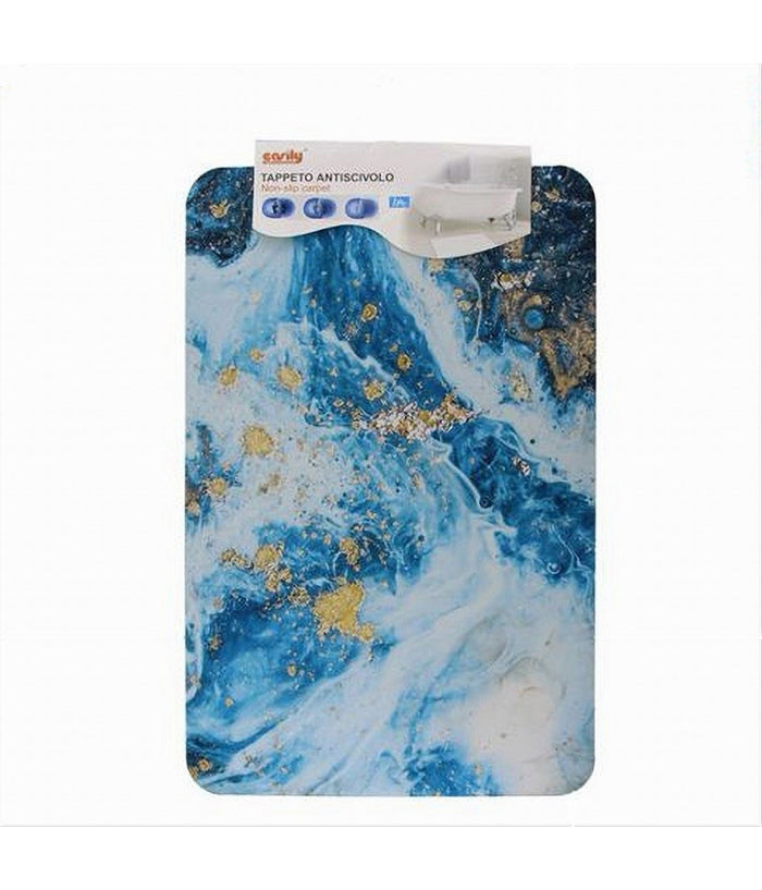 Tappeto Tappetino Antiscivolo Bagno Doccia Rettangolare 38x58cm Vari Modelli 87227         