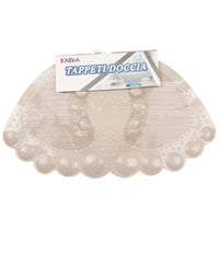 Tappeto Tappetino Antiscivolo Impronte Vasca Bagno Doccia 55 X 35 Cm Cachi 87941         