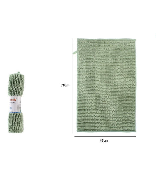 Tappeto Tappetino Antiscivolo Per Arredo Bagno 45 X 70 Cm Colore Verde 79917         
