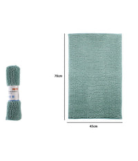 Tappeto Tappetino Antiscivolo Per Arredo Bagno 45x70 Cm Colore Verde Acqua 79919         