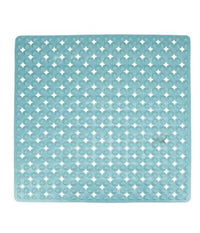 Tappeto Tappetino Antiscivolo Per Vasca Da Bagno Doccia 52 X 52 Cm Azzurro 79760         