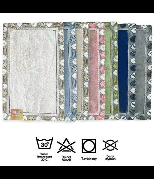 Tappeto Tappetino Bagno Assorbente Decorazione Art Heart In Vari Colori 60x110cm         
