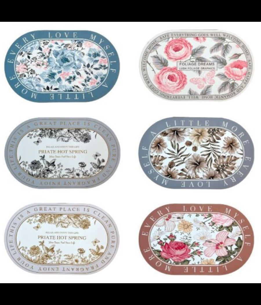 Tappeto Tappetino Bagno Super Assorbente Ad Asciugatura Rapida Antiscivolo 50x80         