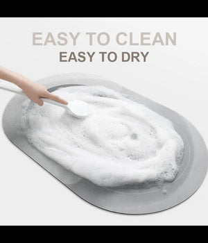 Tappeto Tappetino Bagno Super Assorbente Ad Asciugatura Rapida Antiscivolo 50x80         