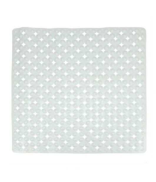 Tappeto Tappetino Bianco Antiscivolo Per Vasca Da Bagno Doccia 52 X 52 Cm 79756         
